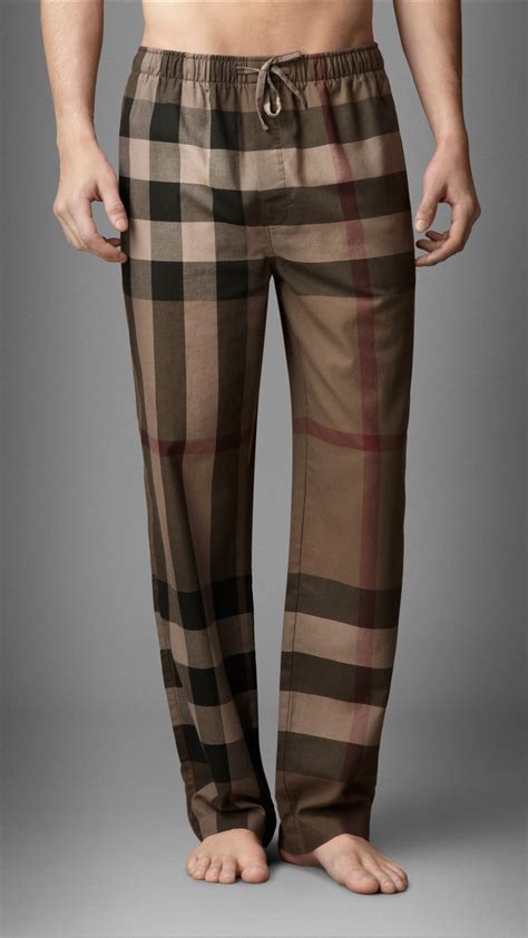 burberry pajamas pants|Burberry check trousers.